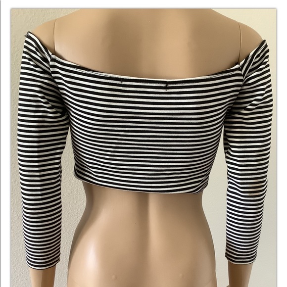 Foreign Exchange striped women’s crop top Medium - Picture 10 of 16